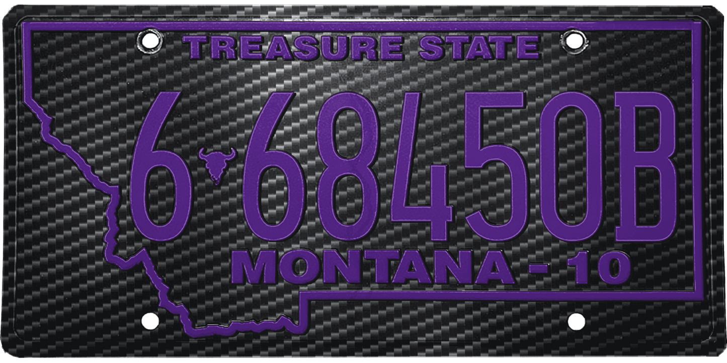 Montana License Plate Wrap Kit