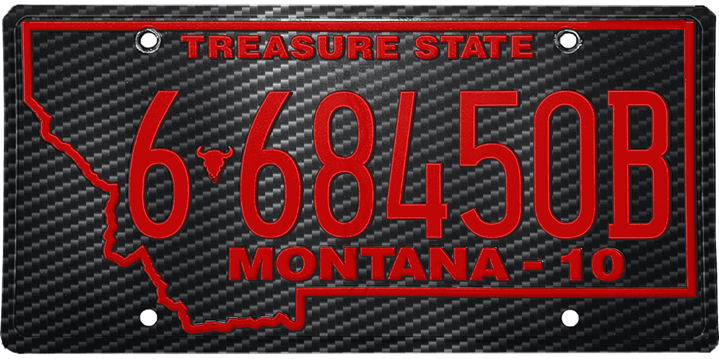 Montana License Plate Wrap Kit