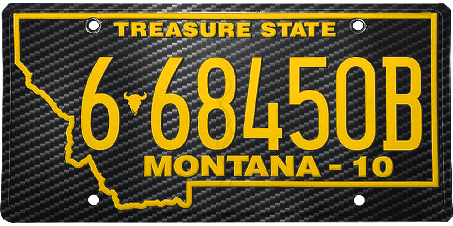 Montana License Plate Wrap Kit