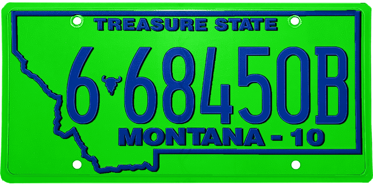 Montana License Plate Wrap Kit