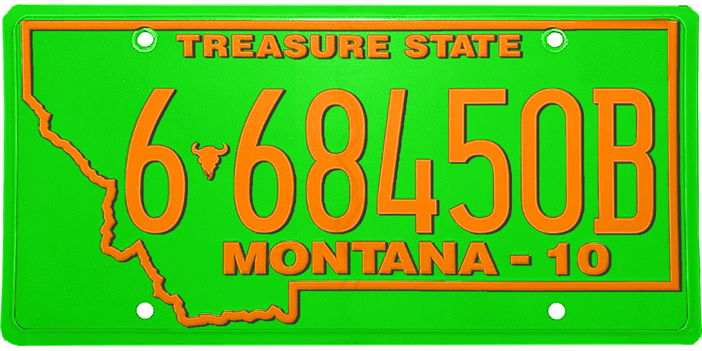 Montana License Plate Wrap Kit