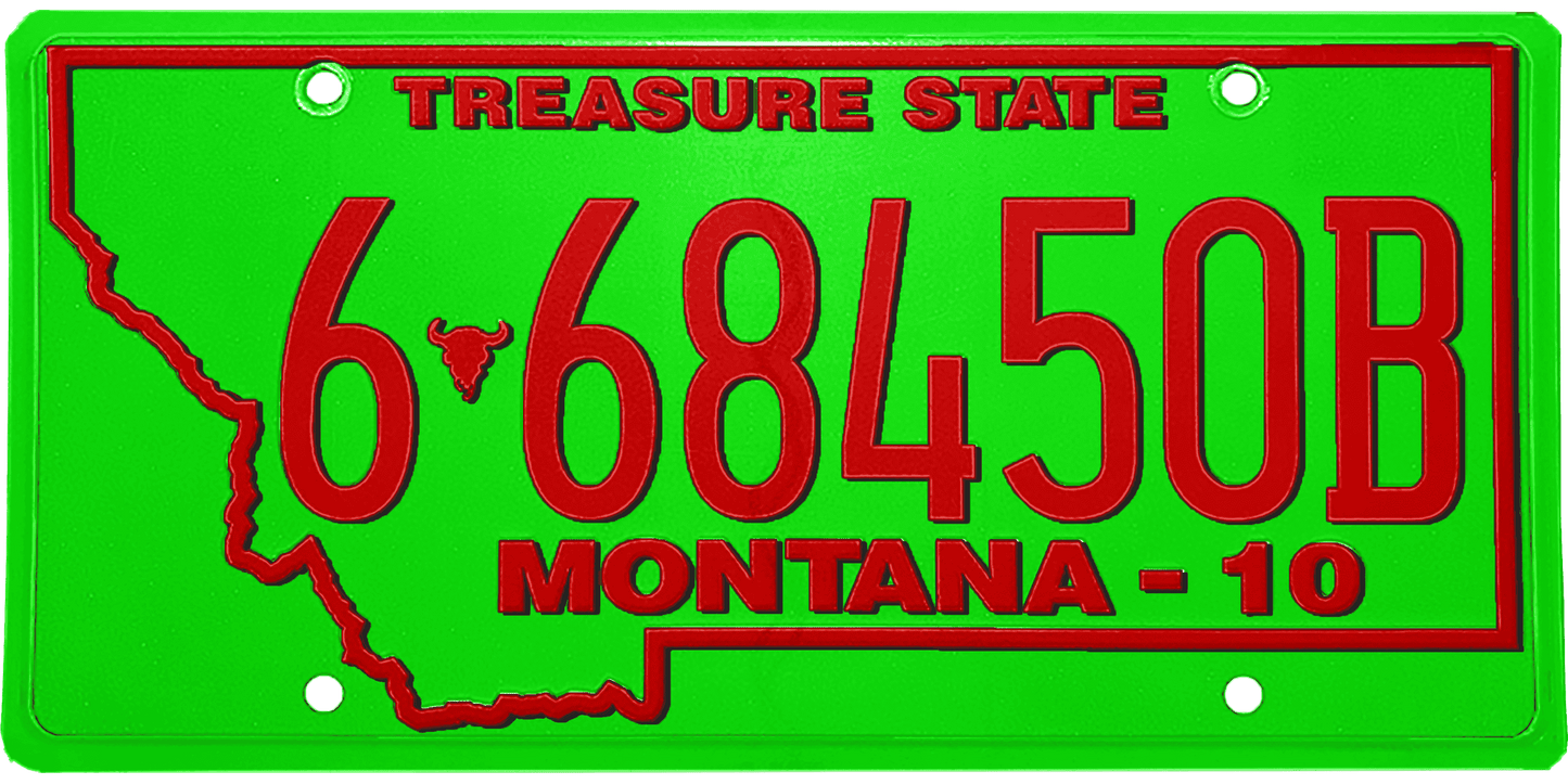 Montana License Plate Wrap Kit