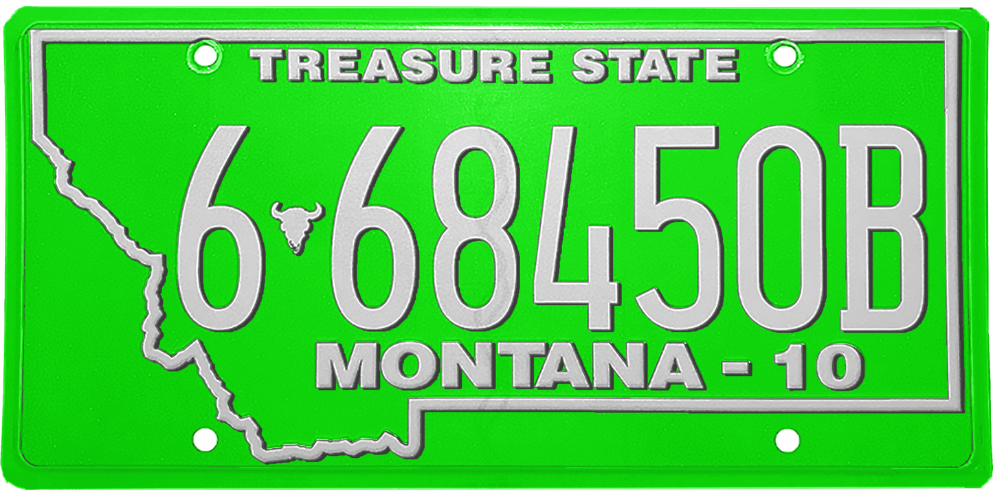 Montana License Plate Wrap Kit