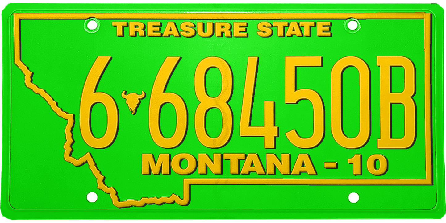 Montana License Plate Wrap Kit