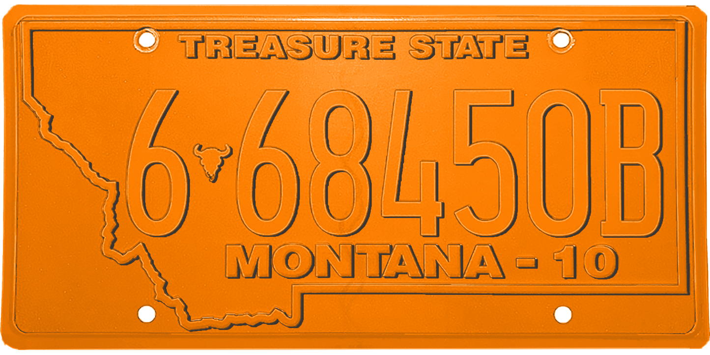 Montana License Plate Wrap Kit