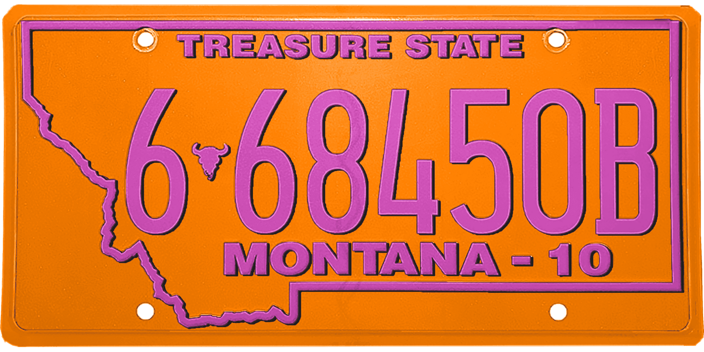 Montana License Plate Wrap Kit