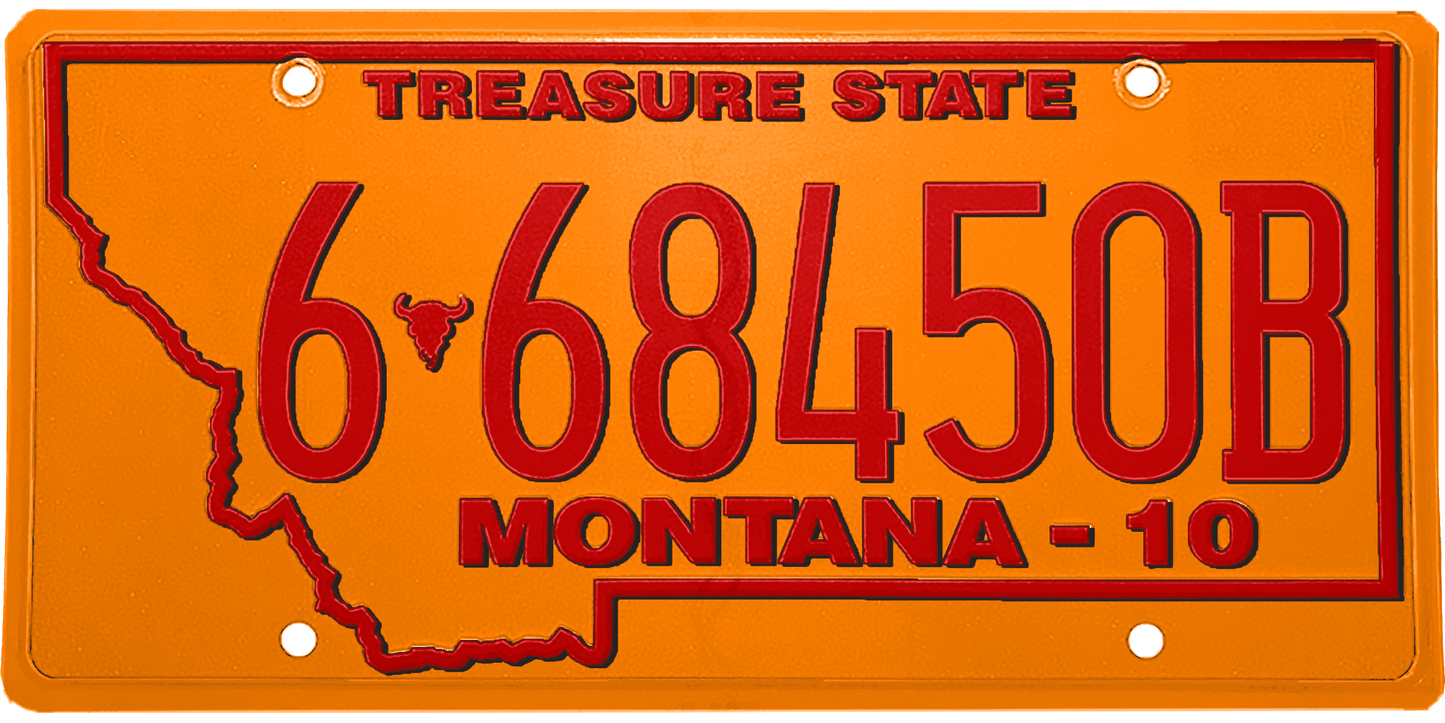 Montana License Plate Wrap Kit