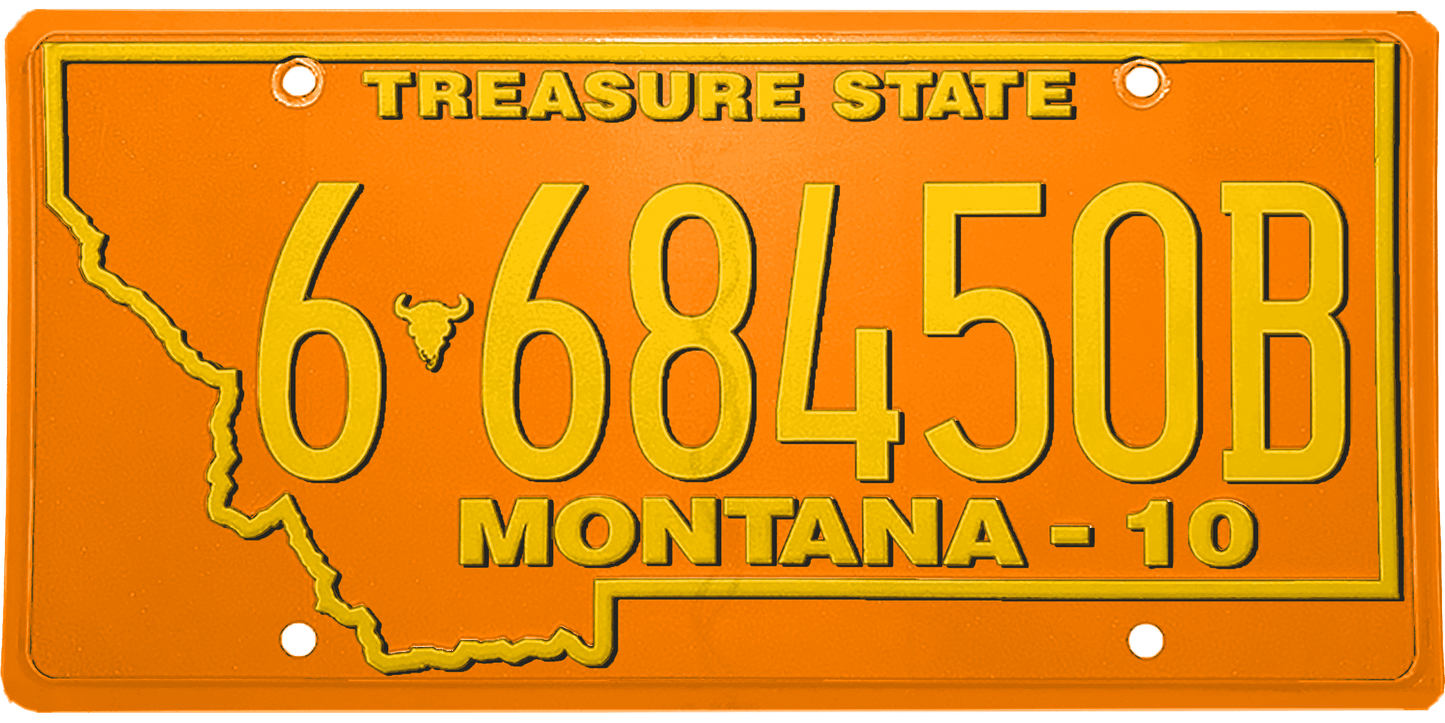 Montana License Plate Wrap Kit