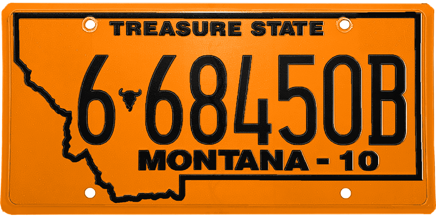 Montana License Plate Wrap Kit