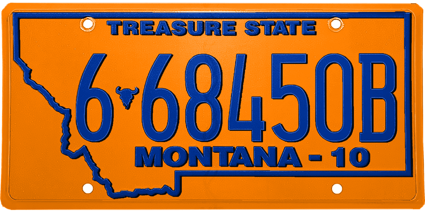 Montana License Plate Wrap Kit