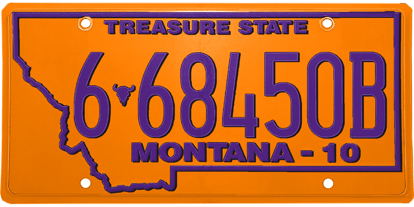 Montana License Plate Wrap Kit