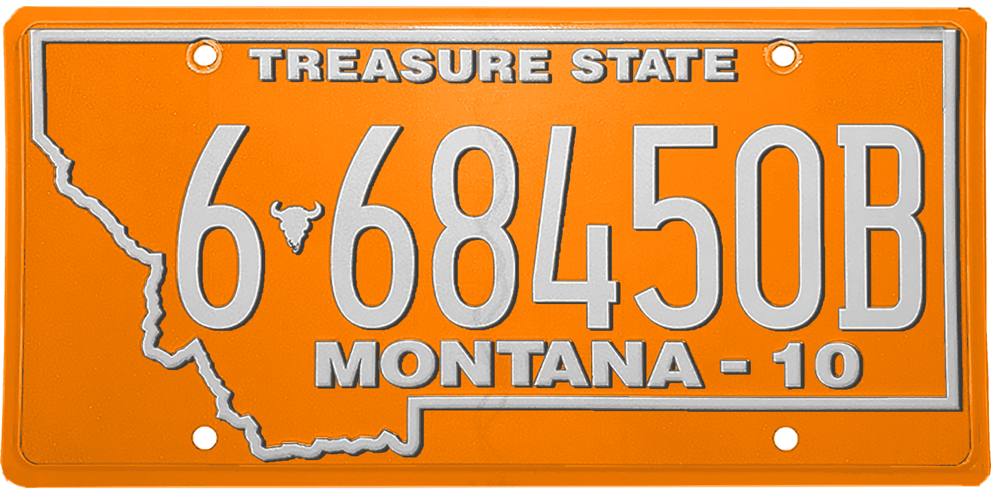 Montana License Plate Wrap Kit