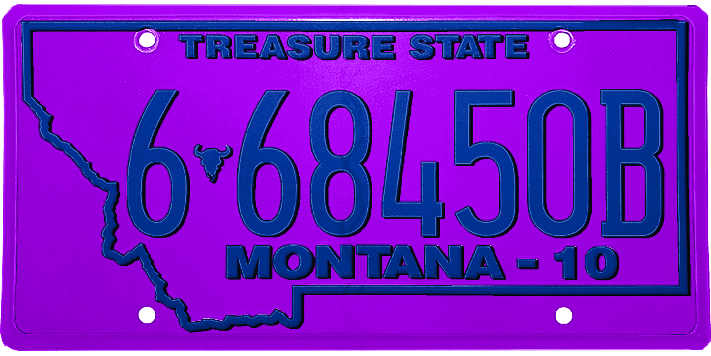 Montana License Plate Wrap Kit