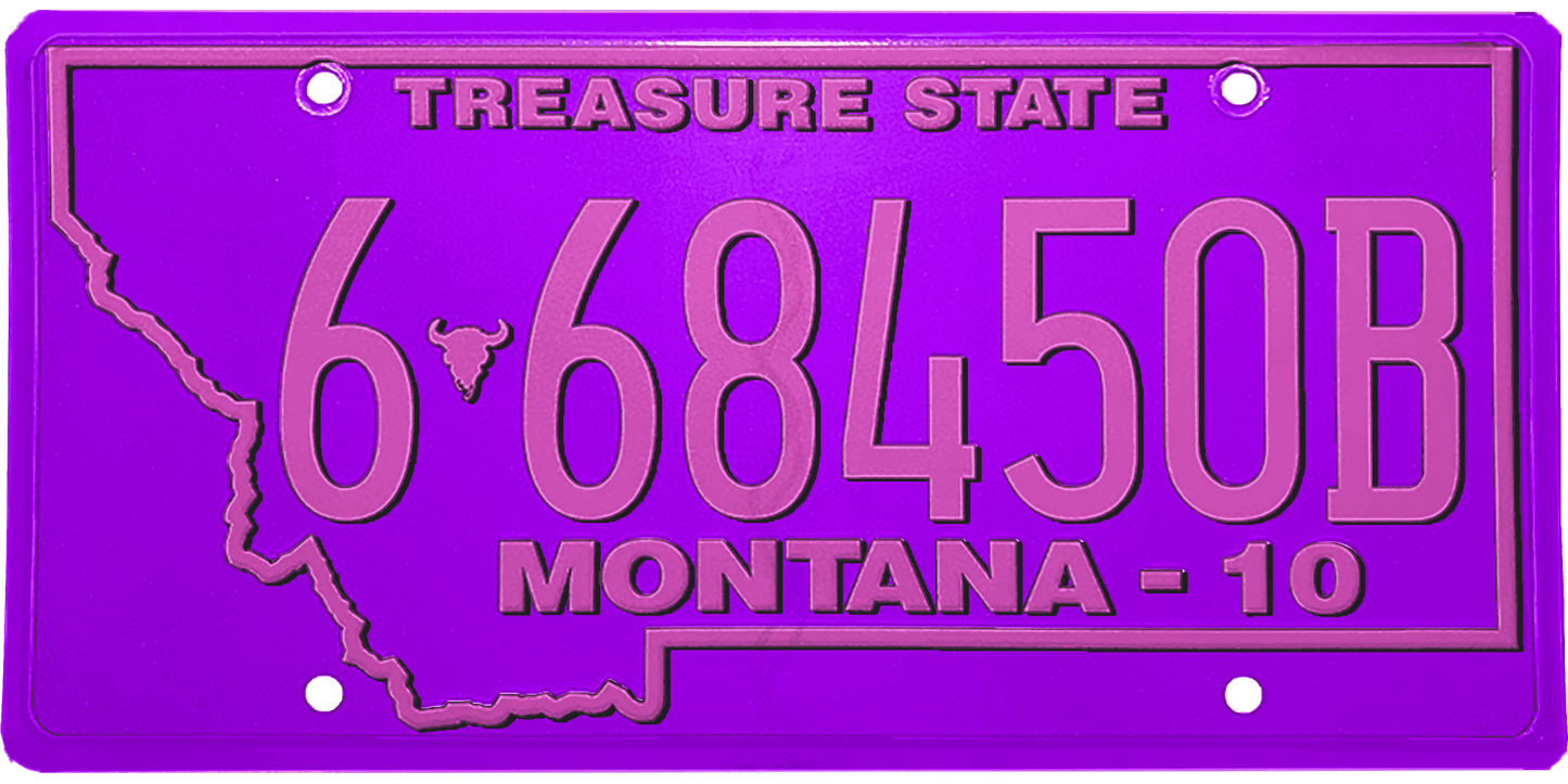 Montana License Plate Wrap Kit