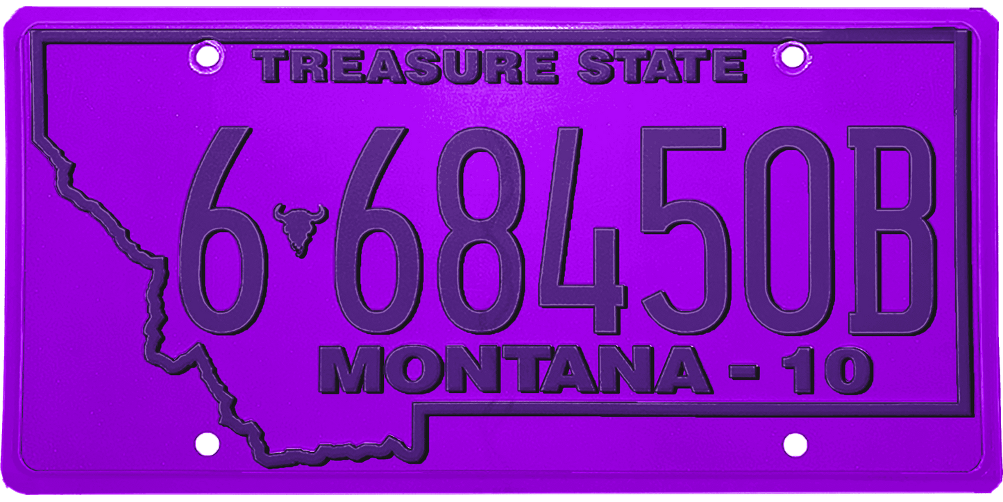 Montana License Plate Wrap Kit