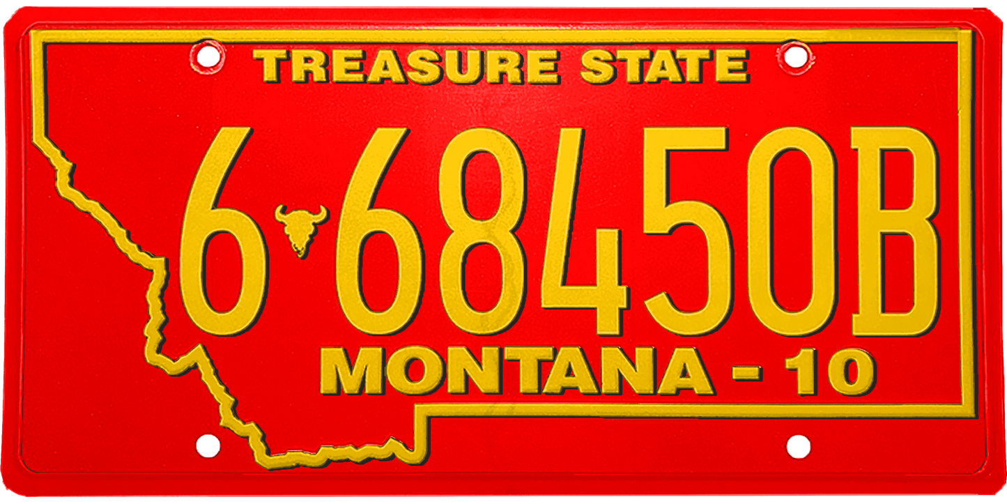 Montana License Plate Wrap Kit