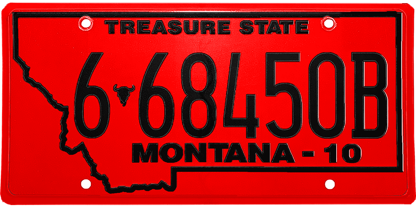 Montana License Plate Wrap Kit