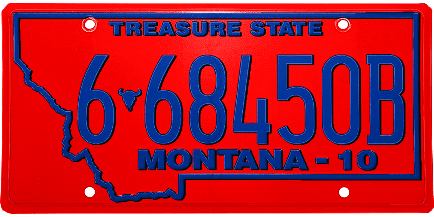 Montana License Plate Wrap Kit