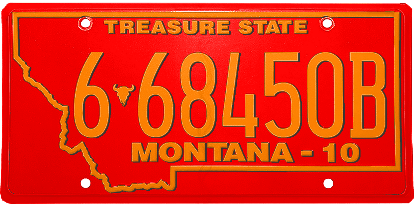 Montana License Plate Wrap Kit