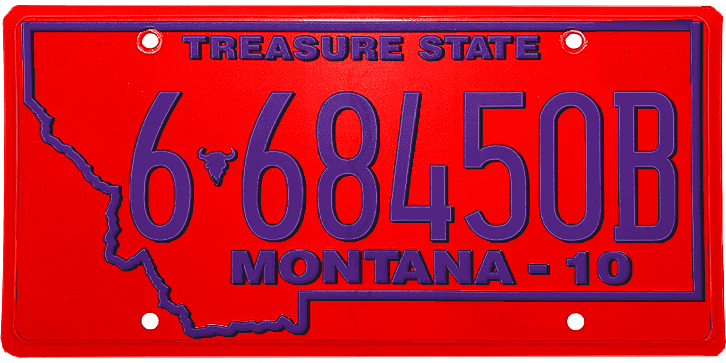 Montana License Plate Wrap Kit