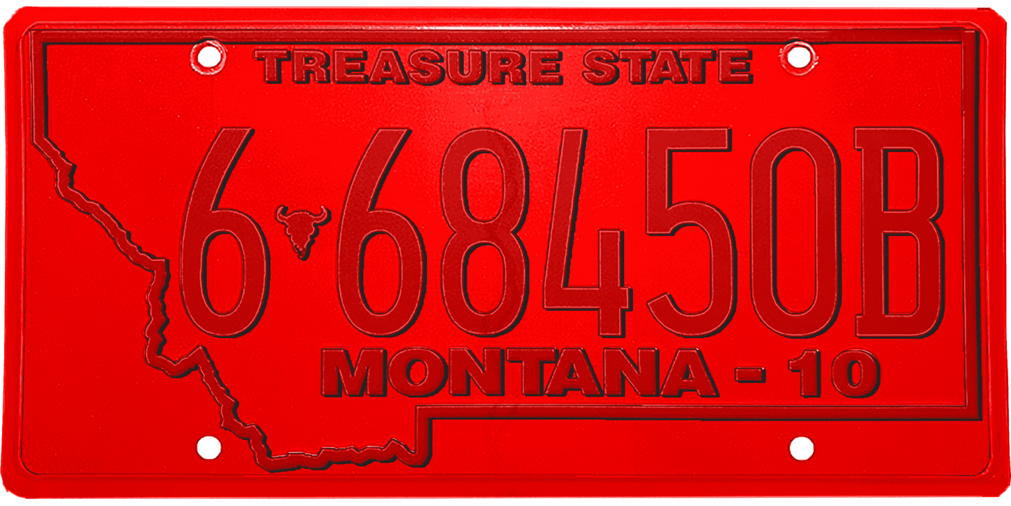 Montana License Plate Wrap Kit