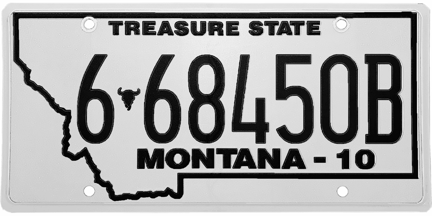 Montana License Plate Wrap Kit