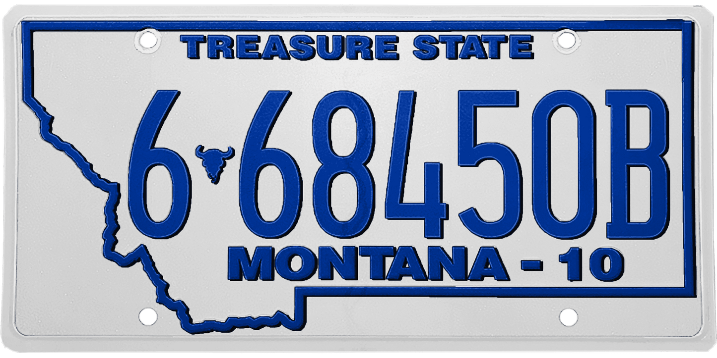 Montana License Plate Wrap Kit