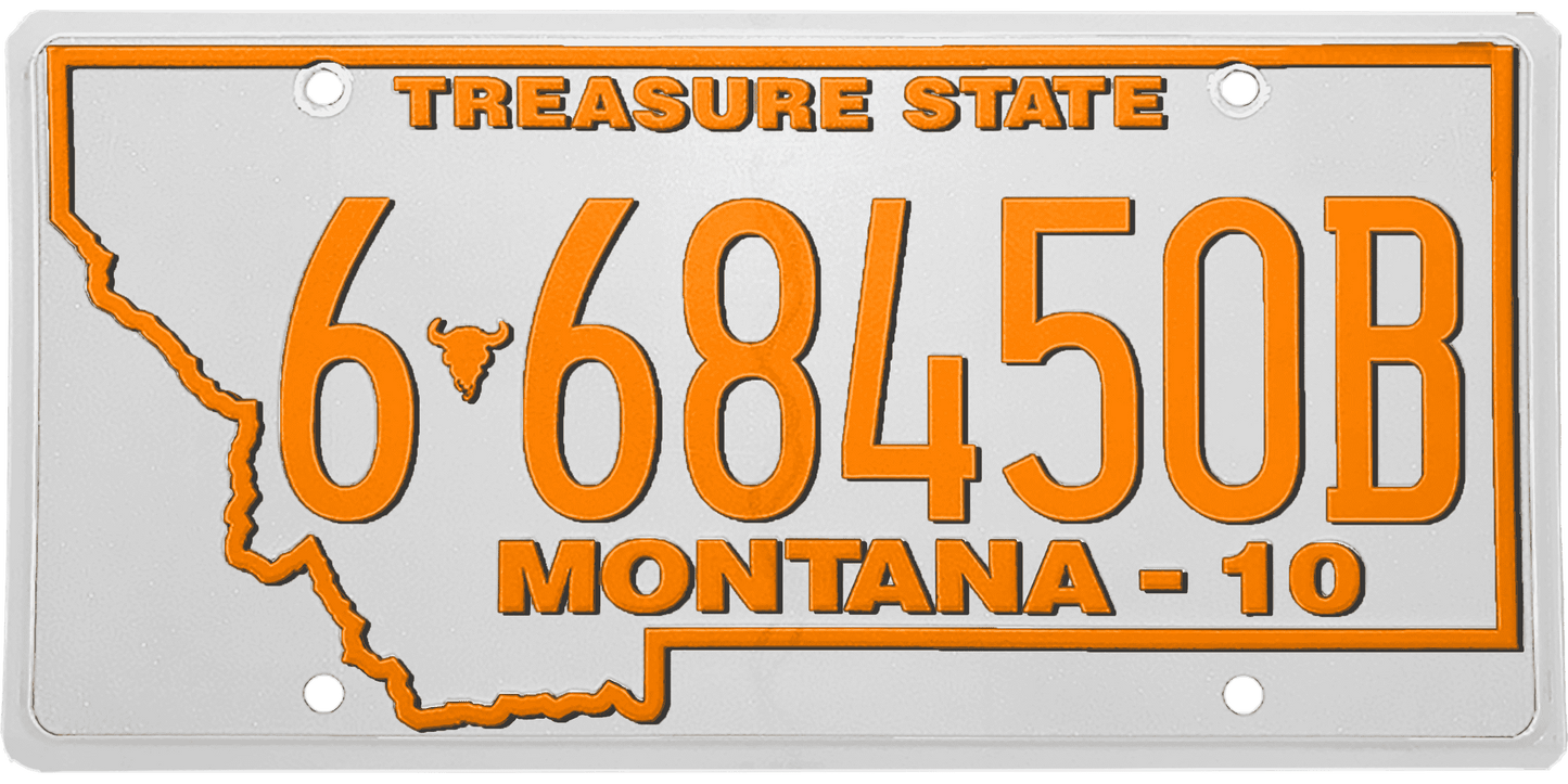 Montana License Plate Wrap Kit