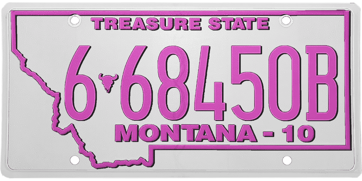 Montana License Plate Wrap Kit