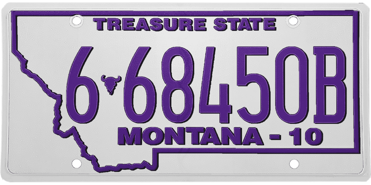 Montana License Plate Wrap Kit