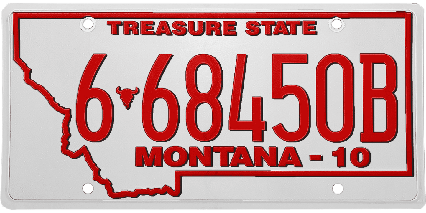 Montana License Plate Wrap Kit