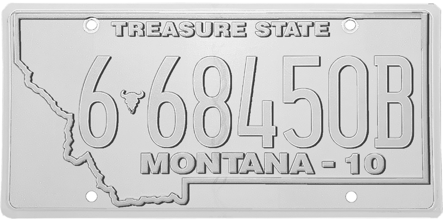 Montana License Plate Wrap Kit