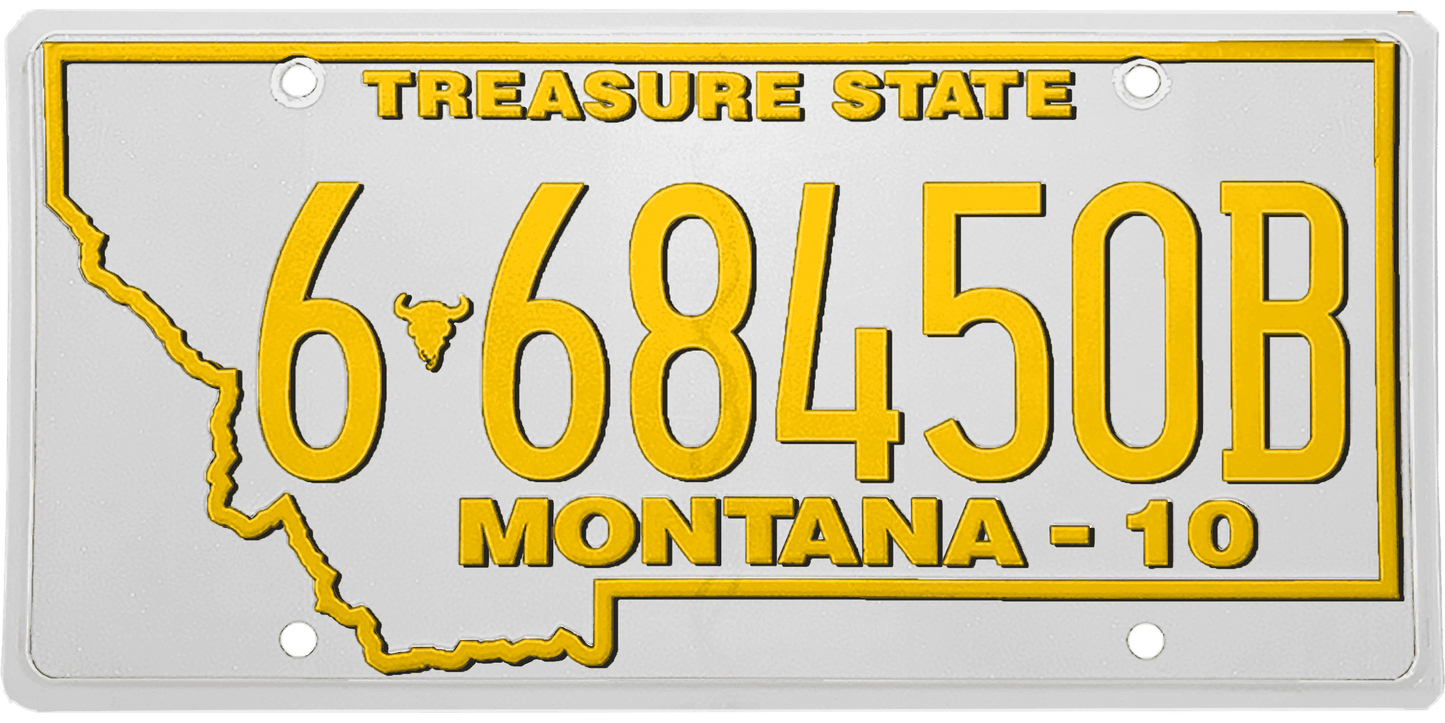 Montana License Plate Wrap Kit