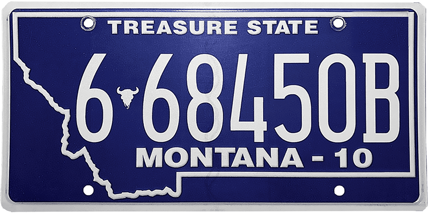 Montana License Plate Wrap Kit