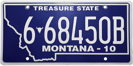 Montana License Plate Wrap Kit