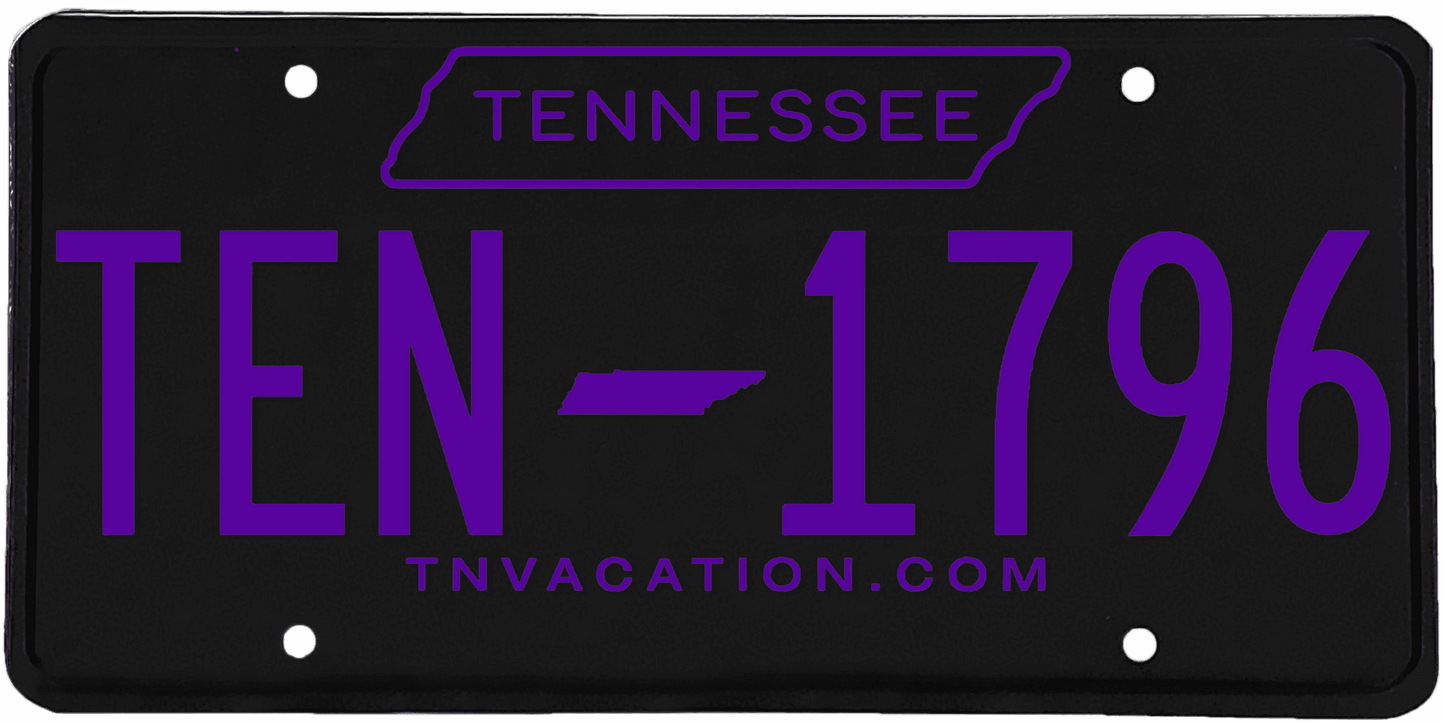 Tennessee License Plate Wrap Kit