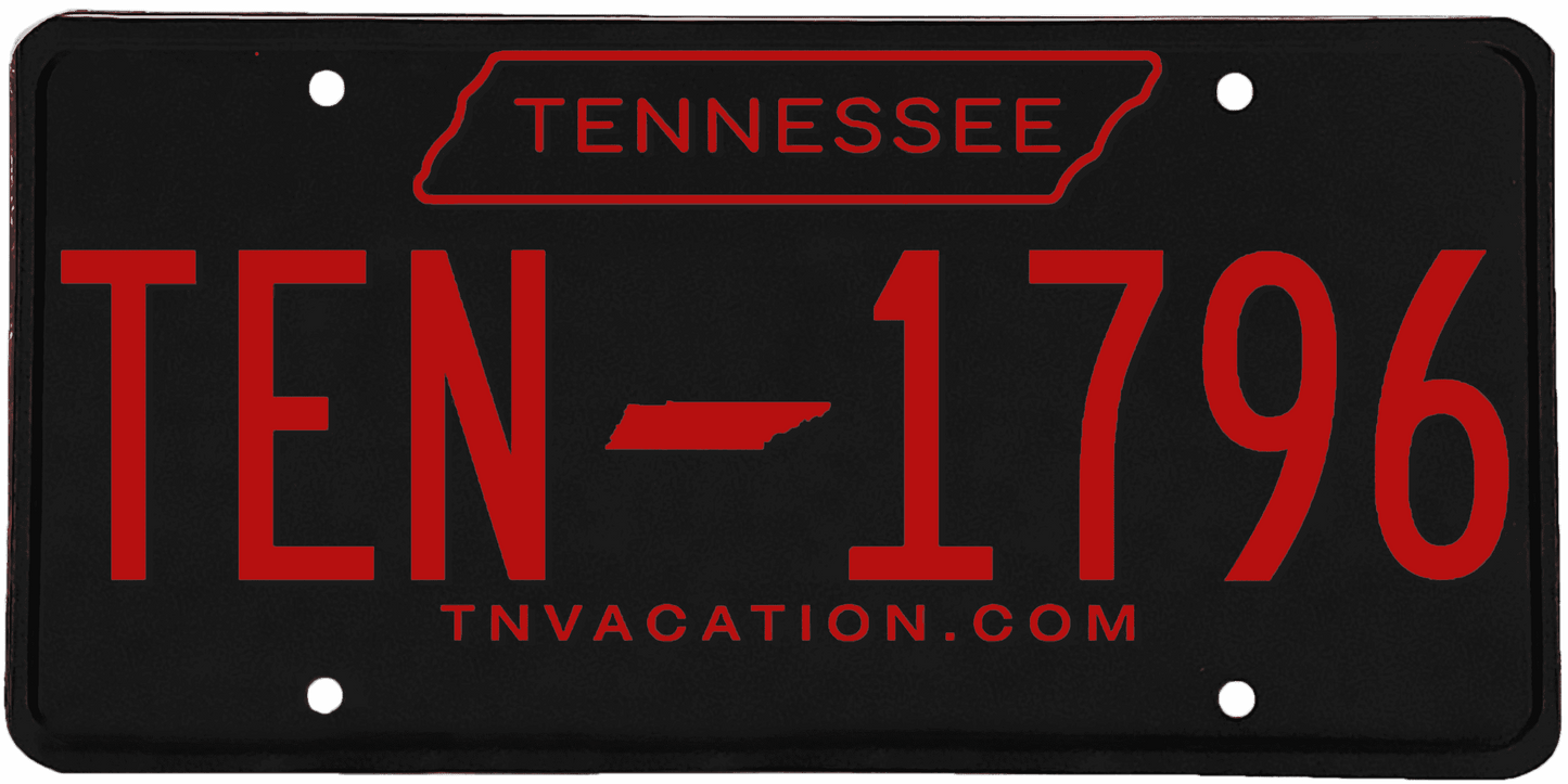 Tennessee License Plate Wrap Kit