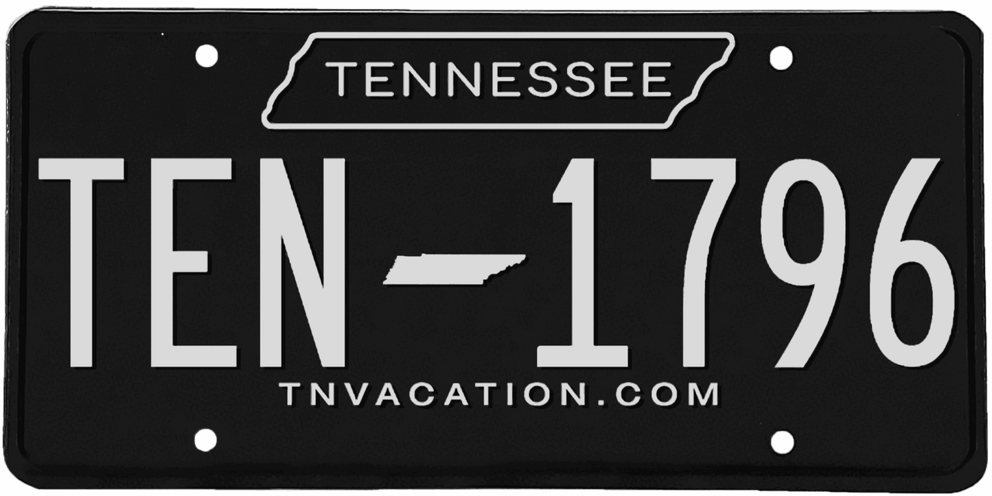 Tennessee License Plate Wrap Kit