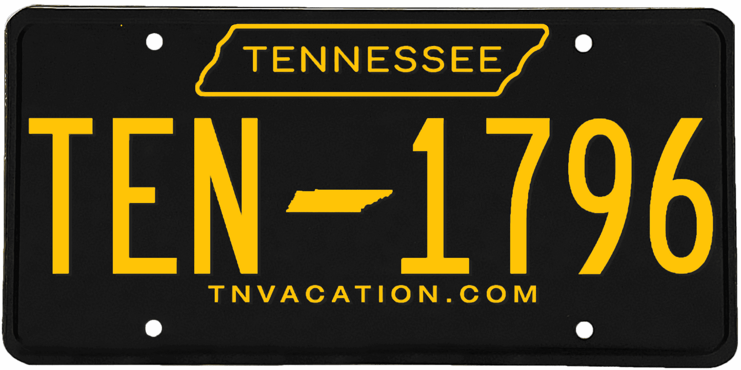 Tennessee License Plate Wrap Kit