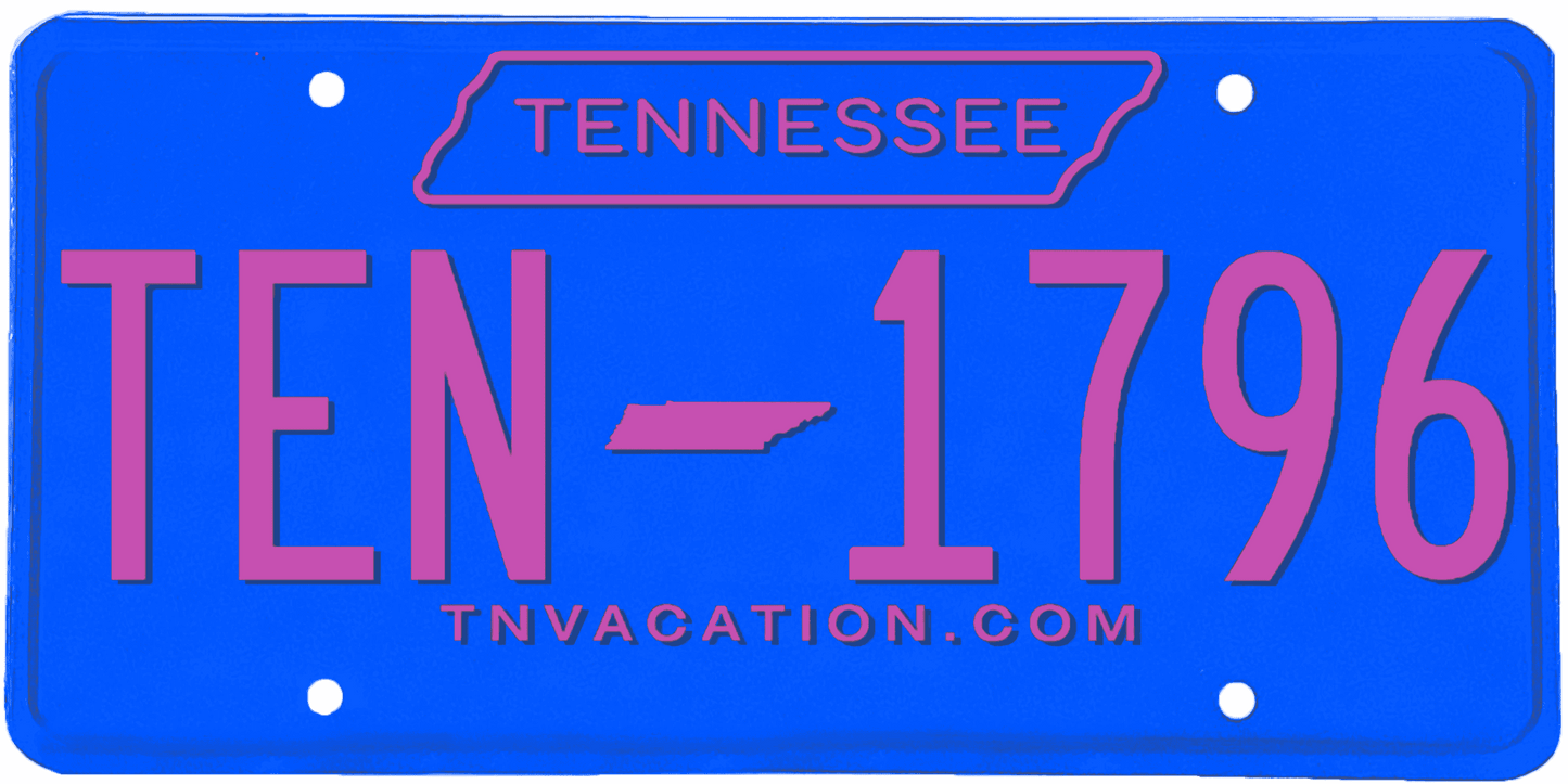 Tennessee License Plate Wrap Kit