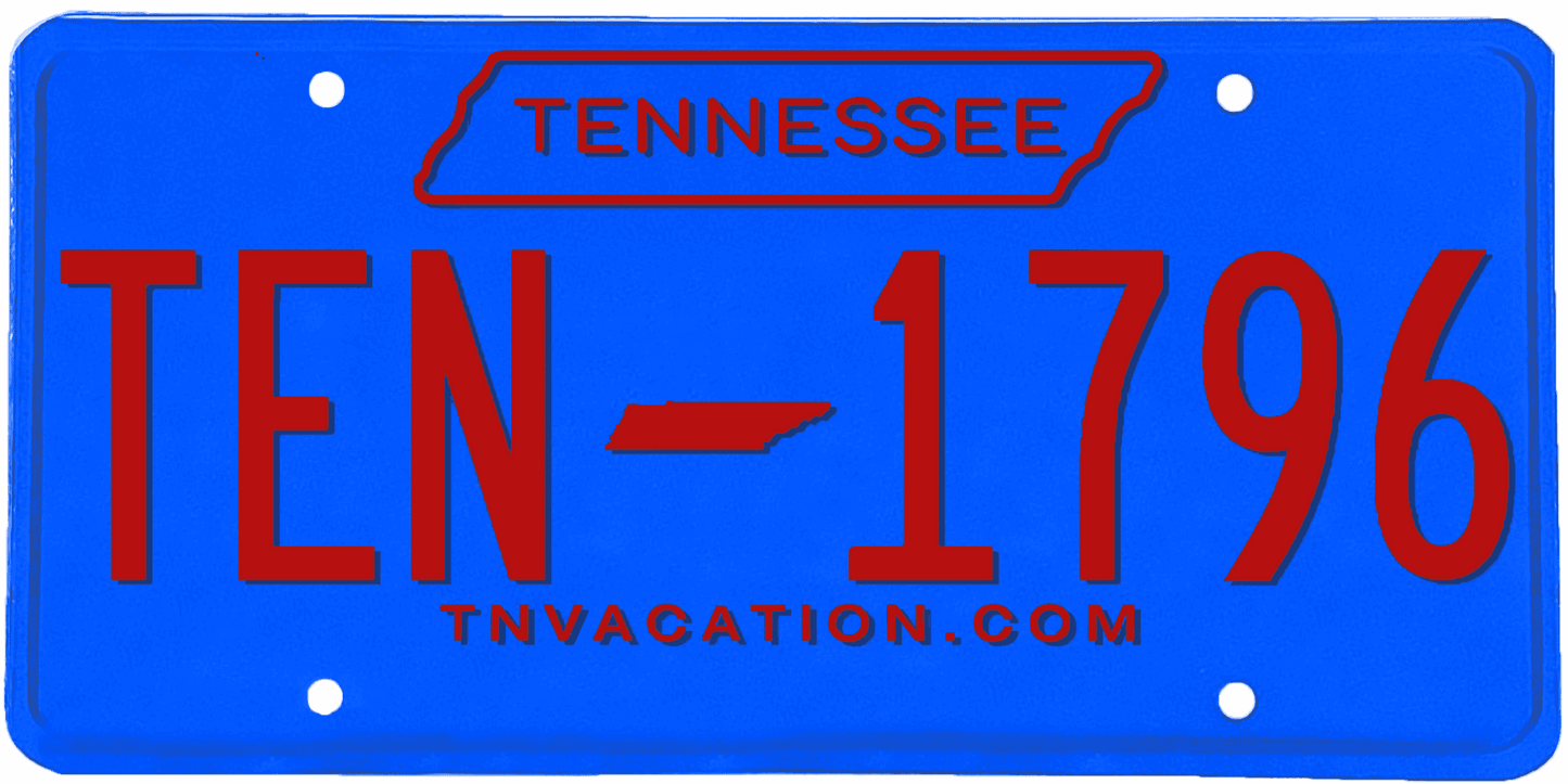 Tennessee License Plate Wrap Kit