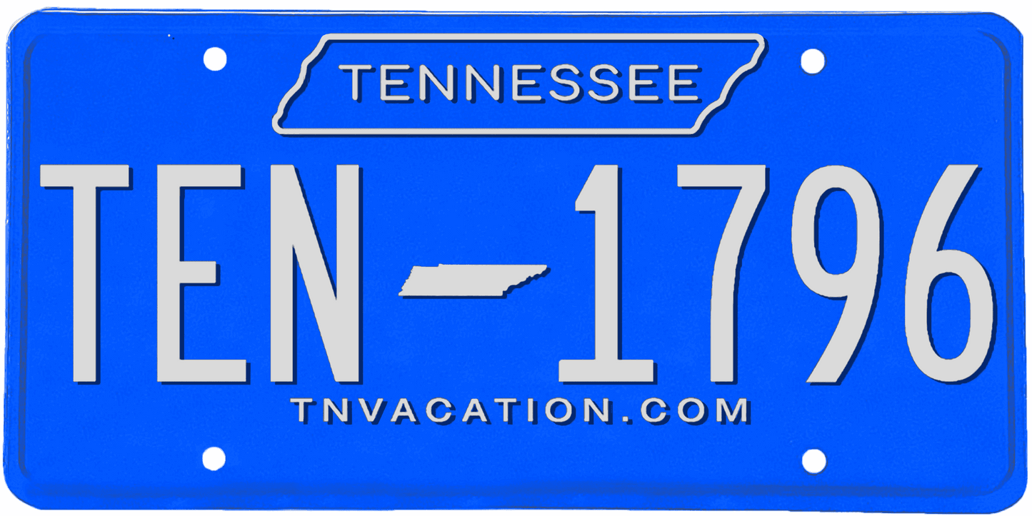 Tennessee License Plate Wrap Kit