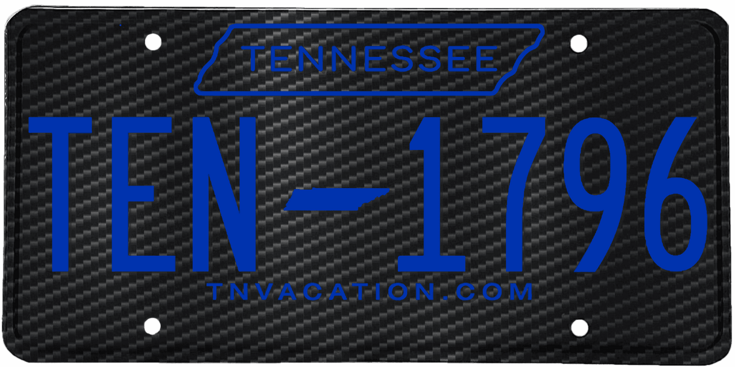 Tennessee License Plate Wrap Kit