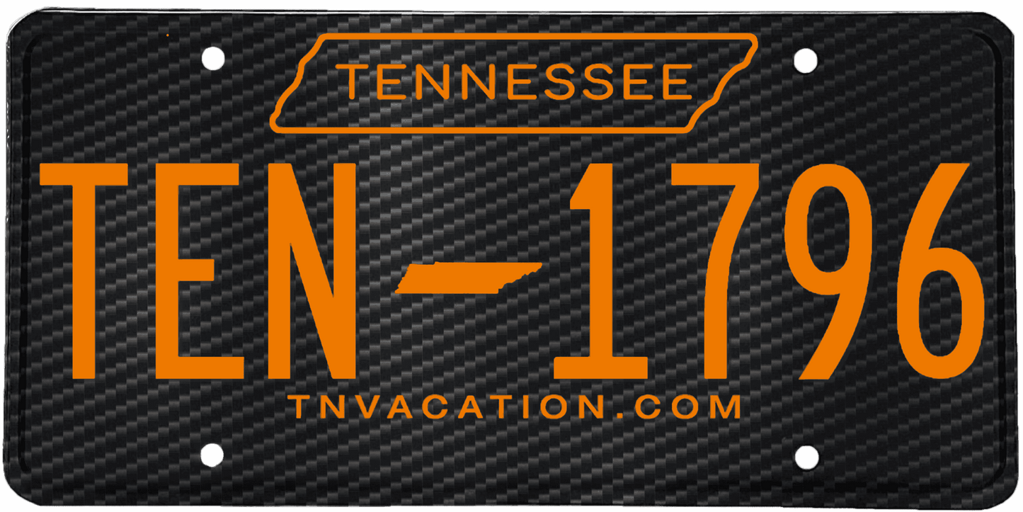 Tennessee License Plate Wrap Kit