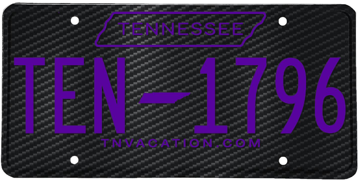 Tennessee License Plate Wrap Kit