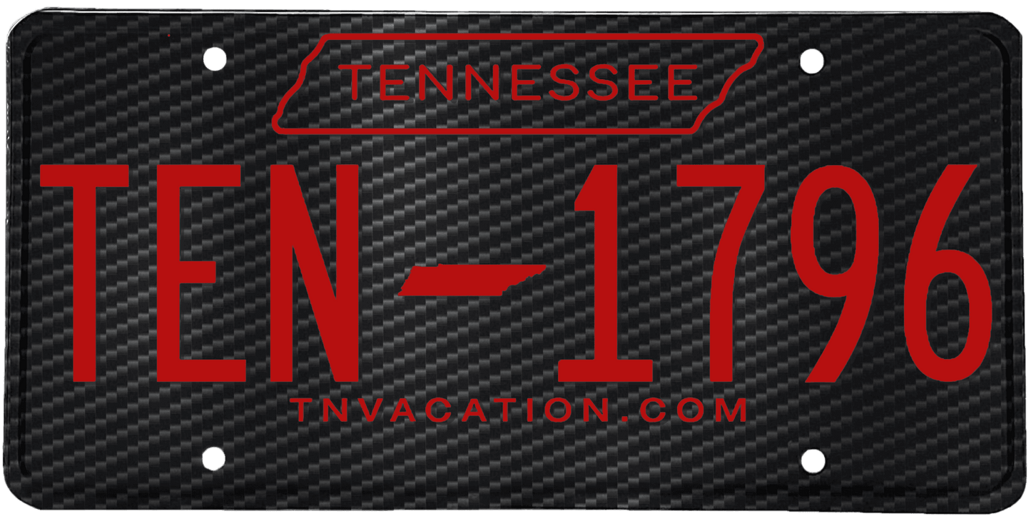 Tennessee License Plate Wrap Kit