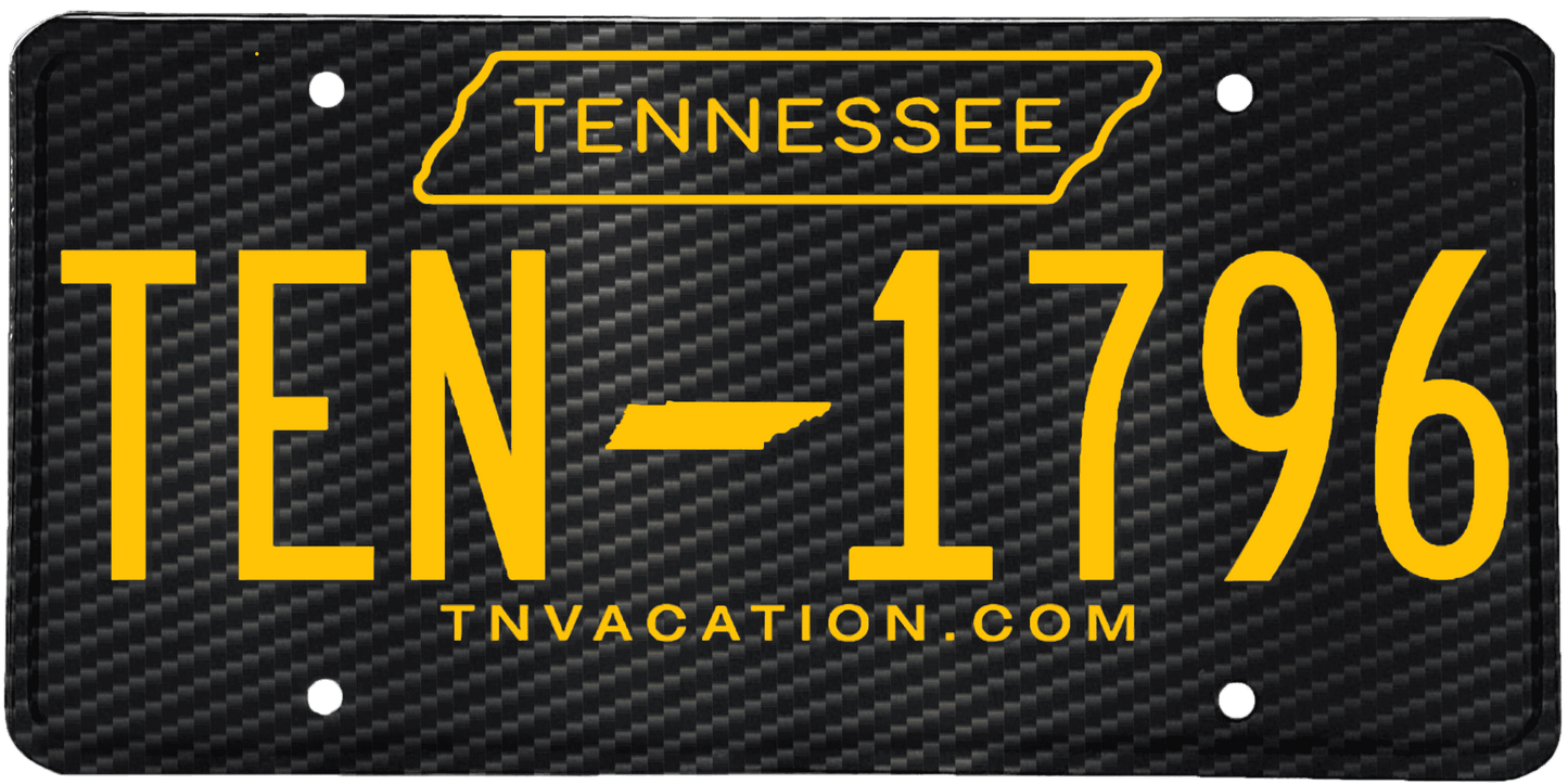 Tennessee License Plate Wrap Kit