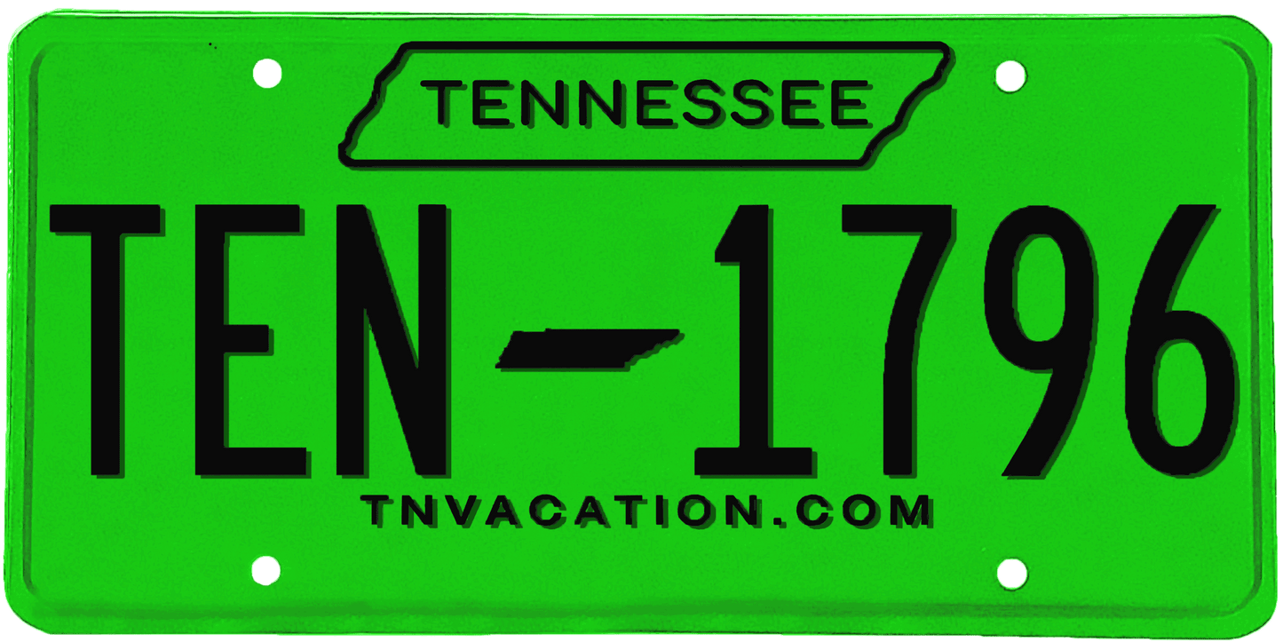 Tennessee License Plate Wrap Kit