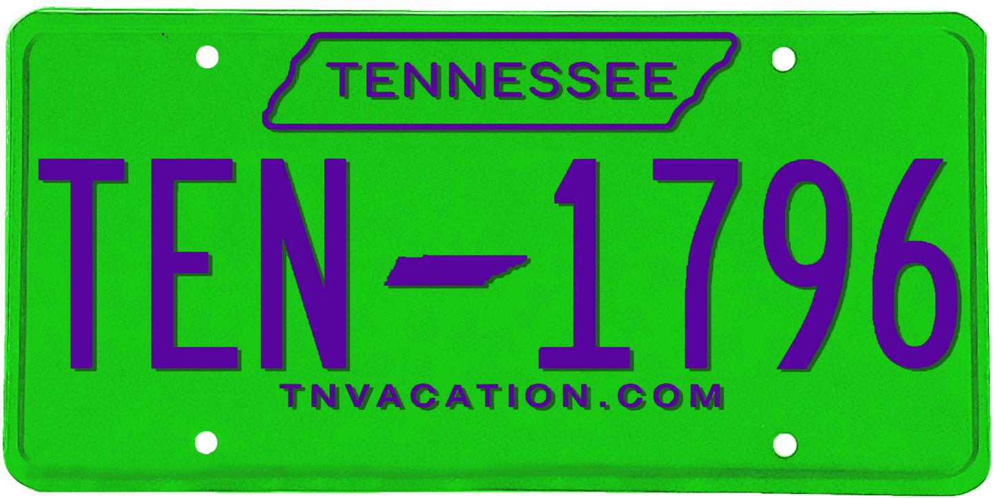 Tennessee License Plate Wrap Kit