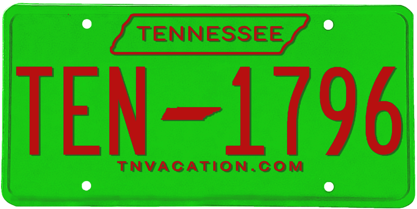 Tennessee License Plate Wrap Kit